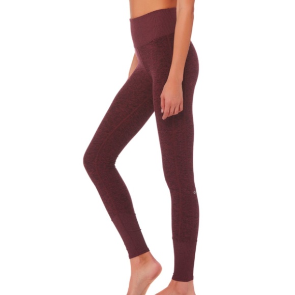 ALO YOGA  High-Waist Lounge Legging Black Cherry M - Picture 2 of 2